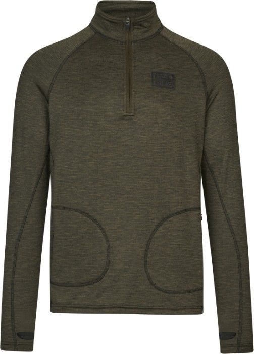 Peak Half-Zip Pine Green Melange