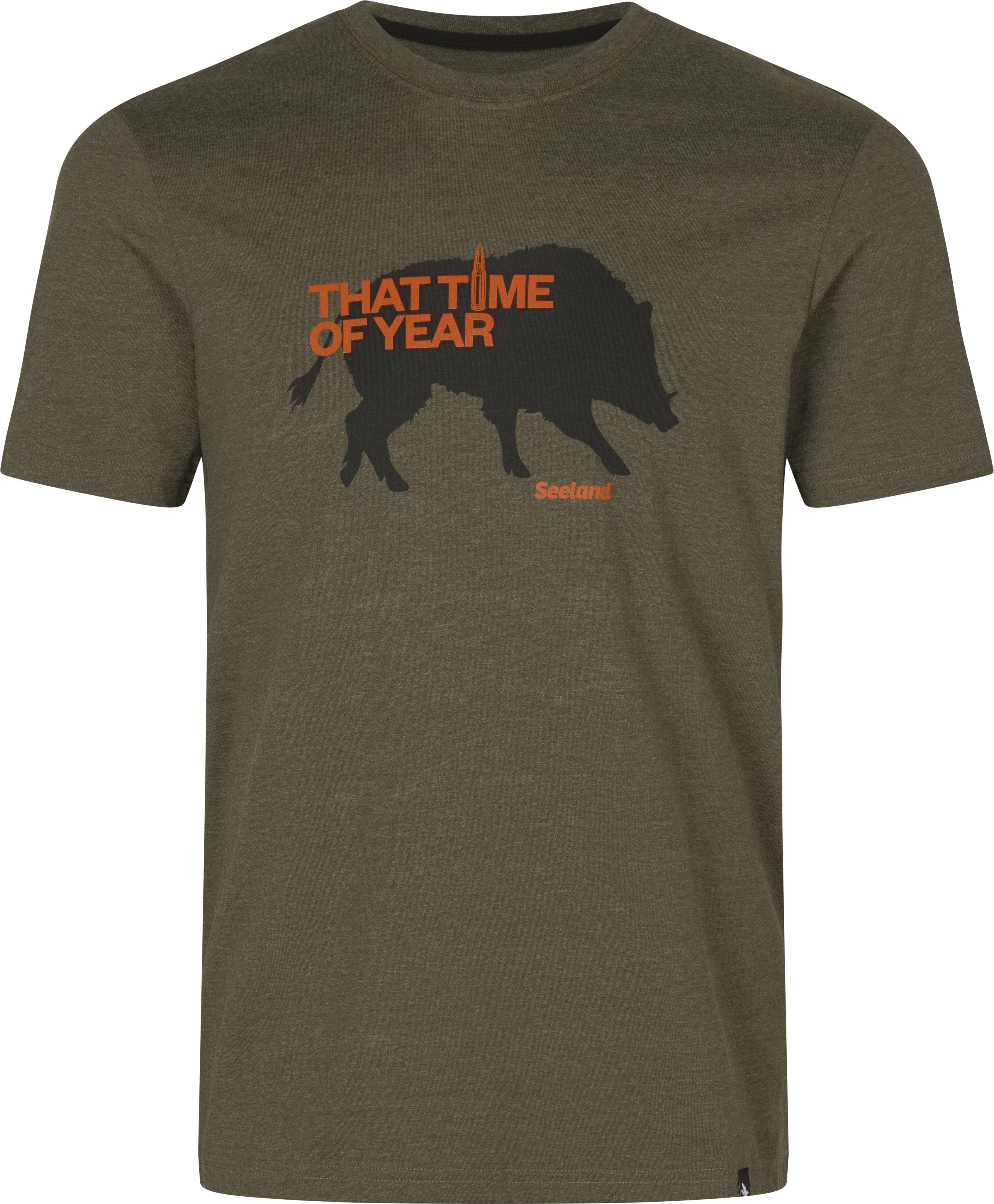 That Time T-shirt Pine Green Melange