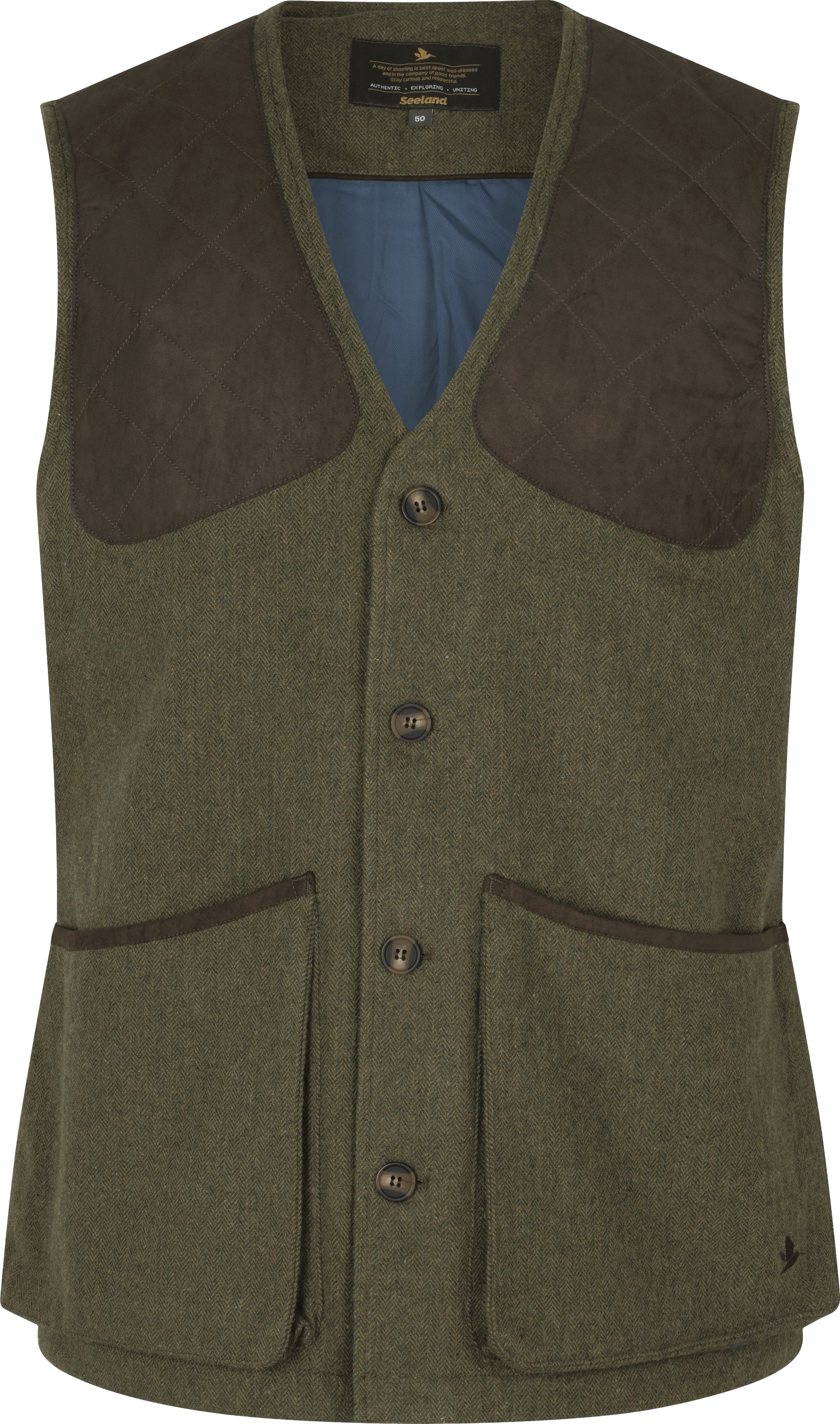 W's Hillside Harriet Vest Moss Green