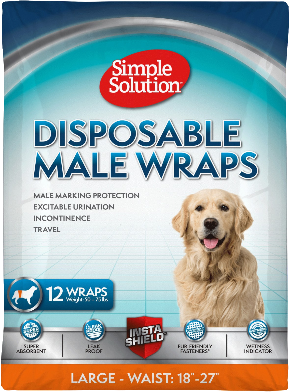 Disposable Male Wraps 12 pcs L
