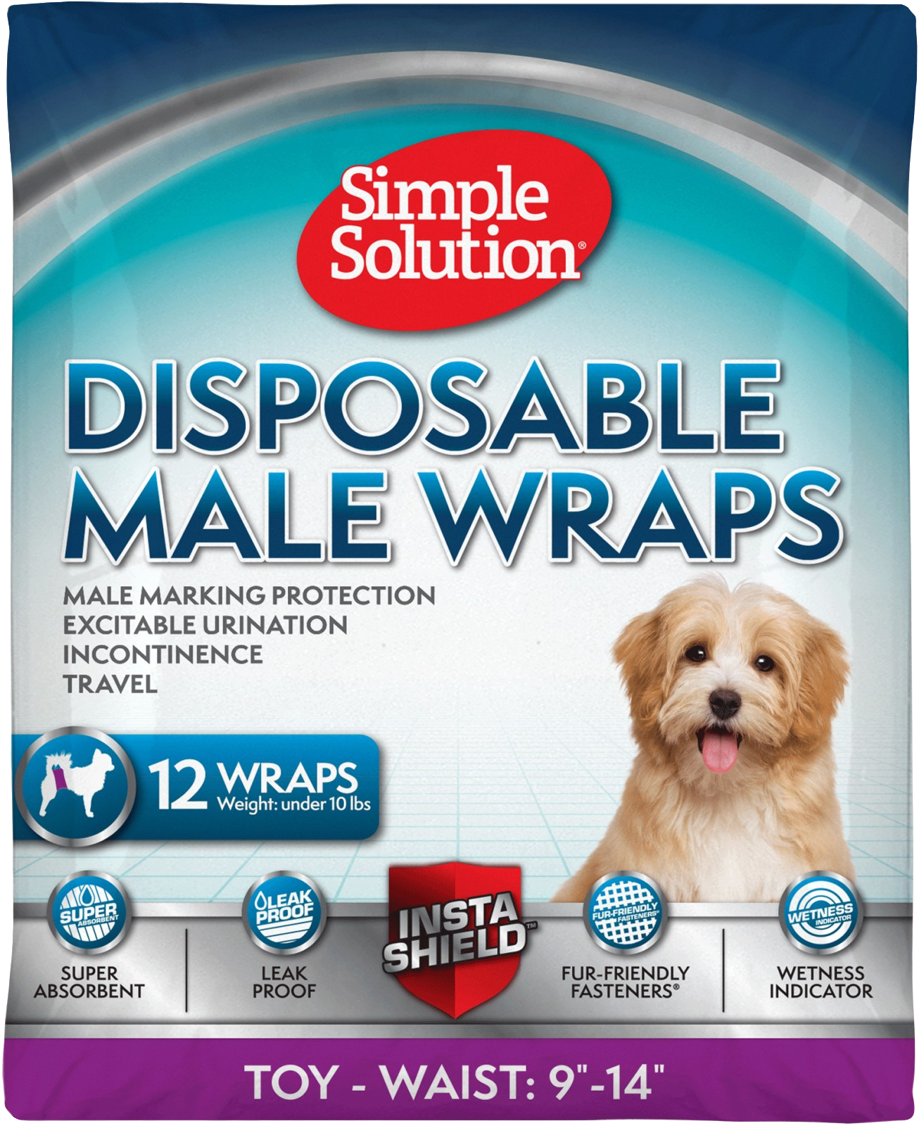 Disposable Male Wraps 12 pcs XS