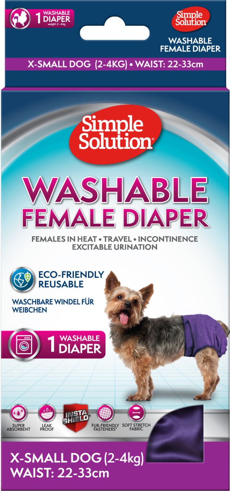 Washable Female Diaper Extra Small