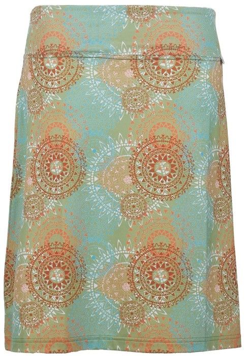 Fiona Knee Skirt Green