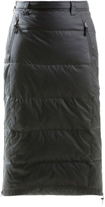 Long Down Skirt Black