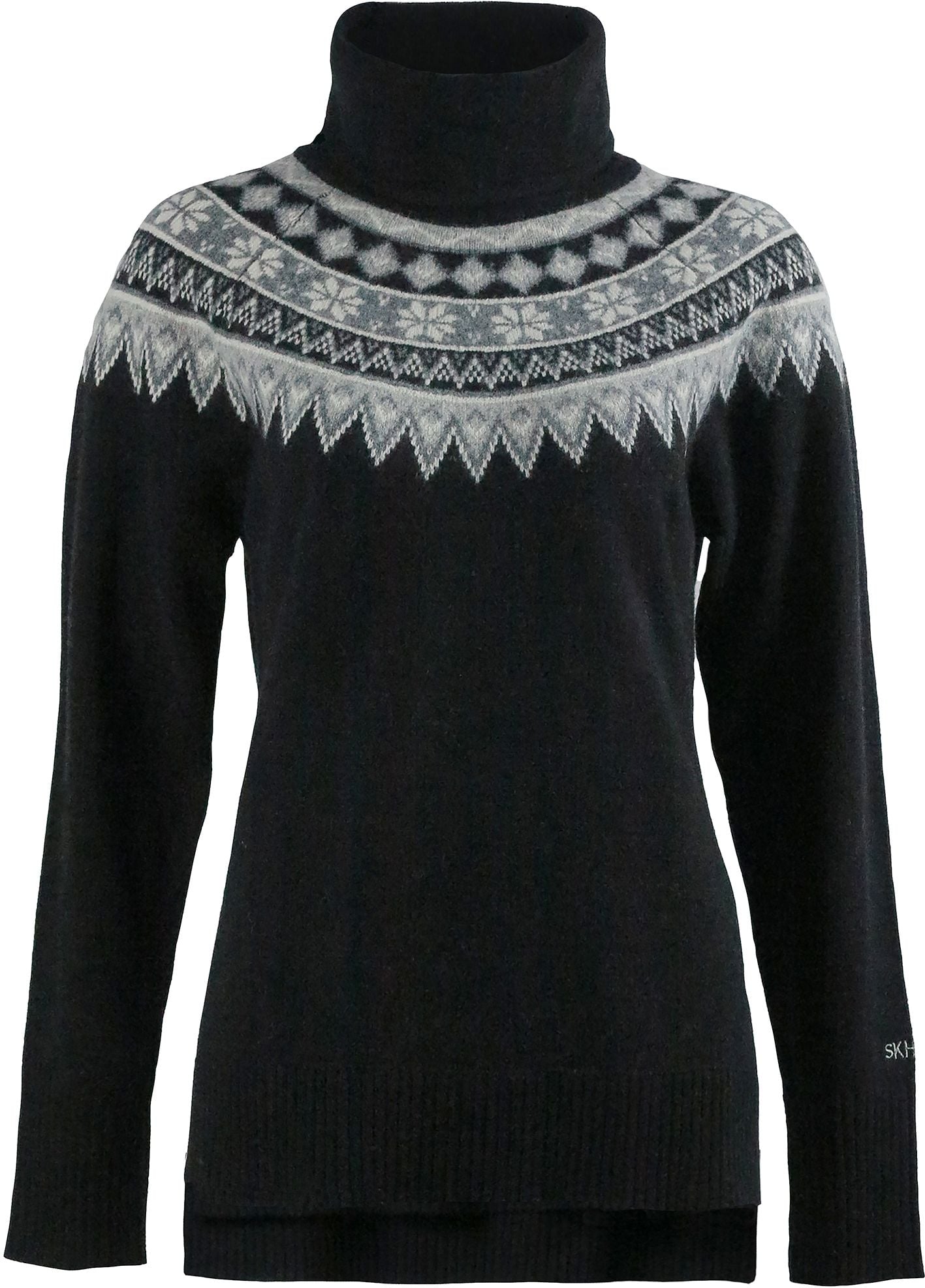 W's Scandinavian Roll Neck Black