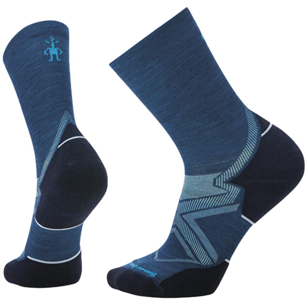 Run Cold Weather Targeted Crew Socks Alpine Blue