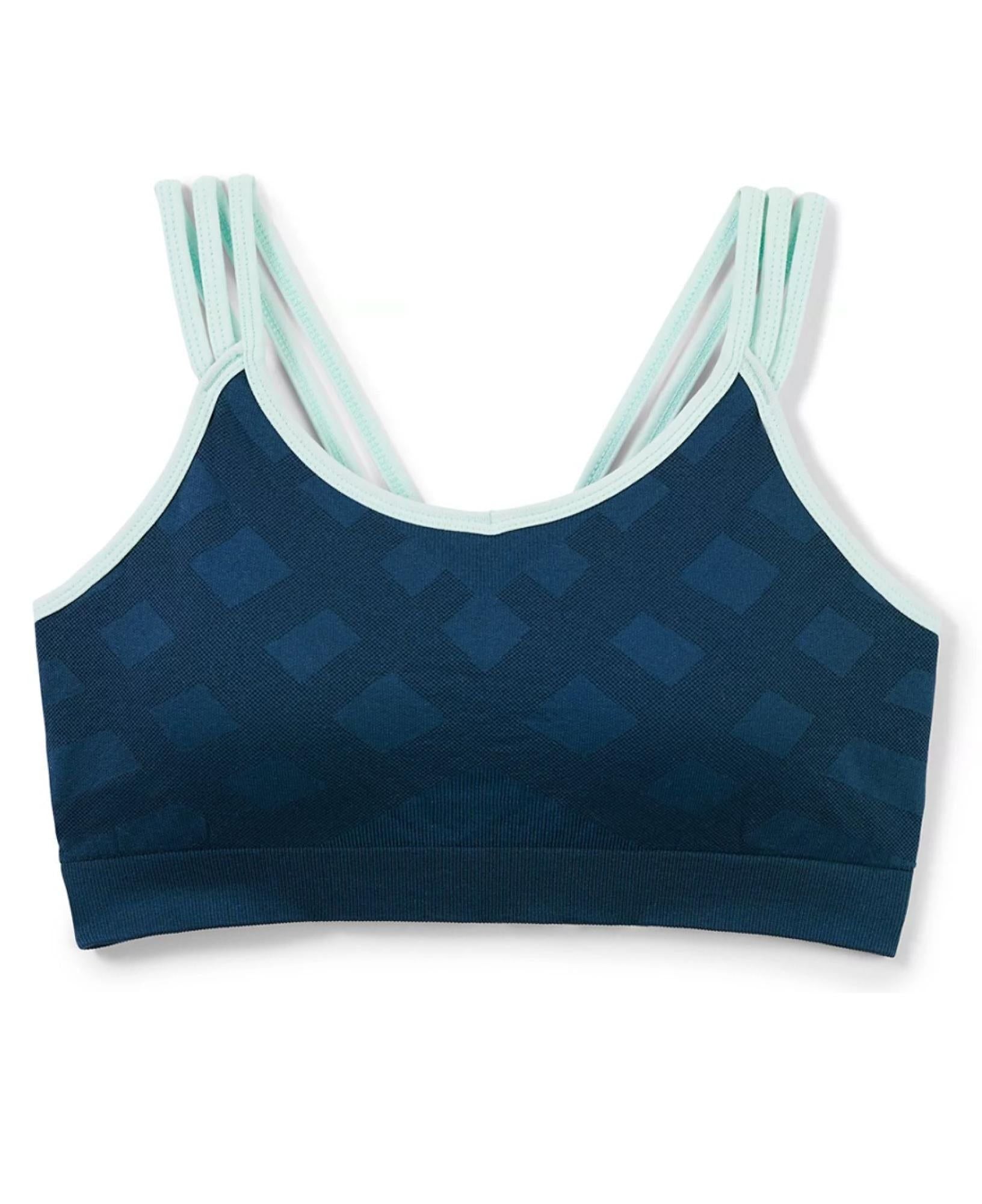 Women's Seamless Strappy Bra Twilight Blue