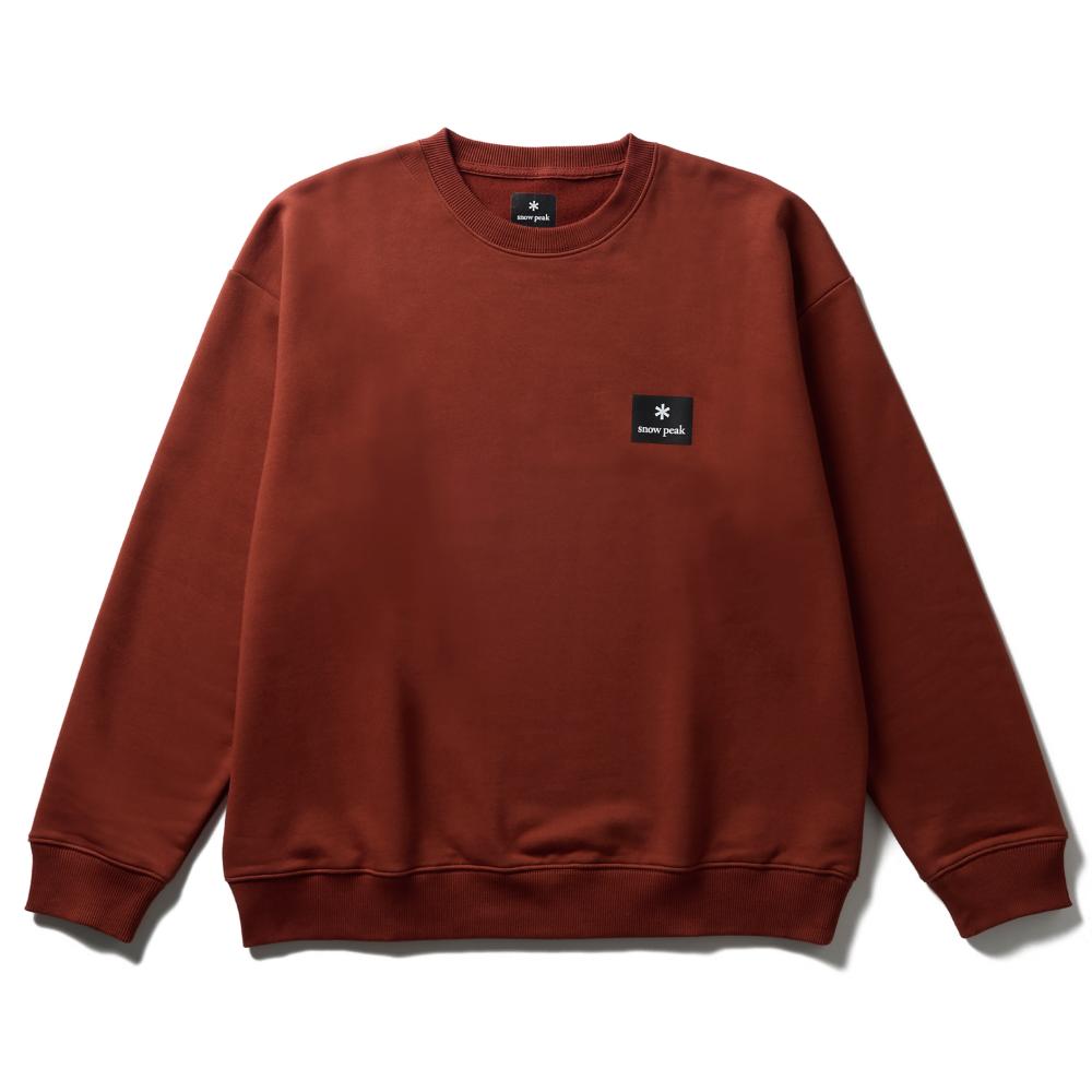 New Standard Square Logo Pullover Light Brown