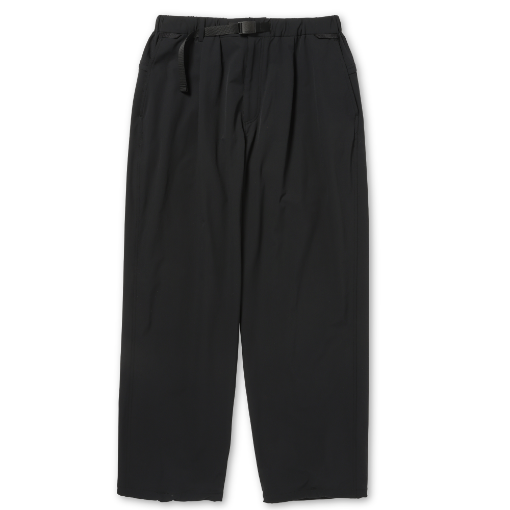 Water-Repellent Stretch Relaxed Pants Black