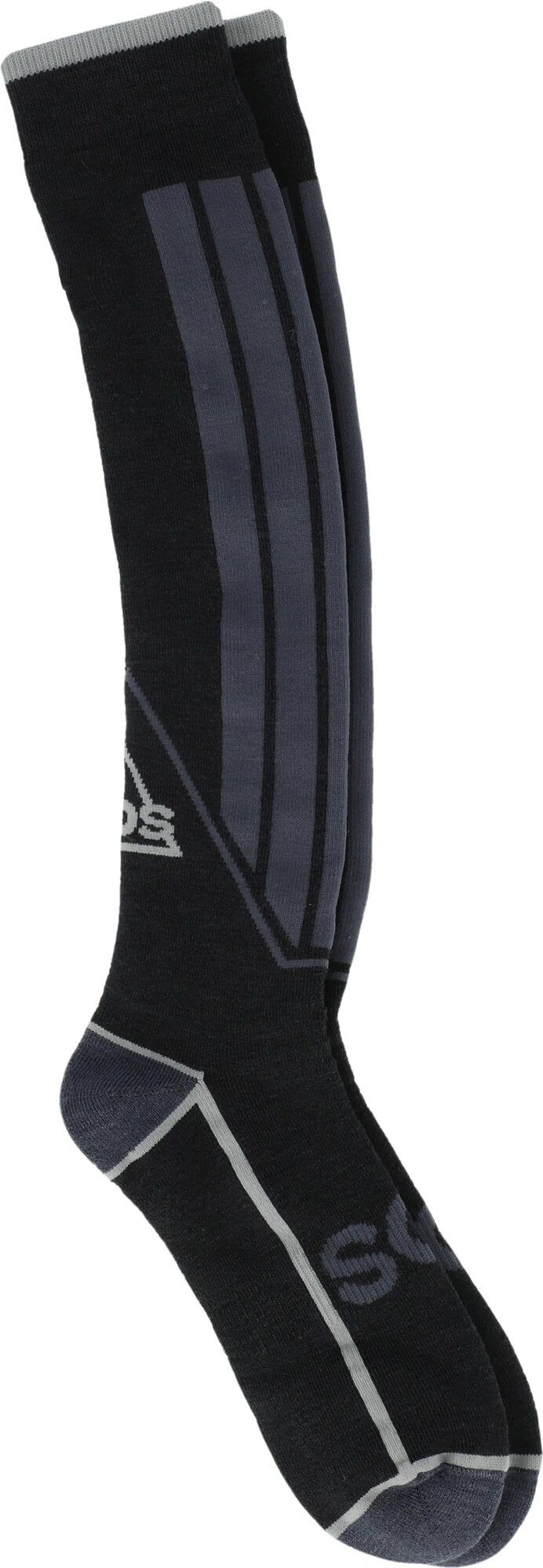 Granite thick ski sock Blue Graphite