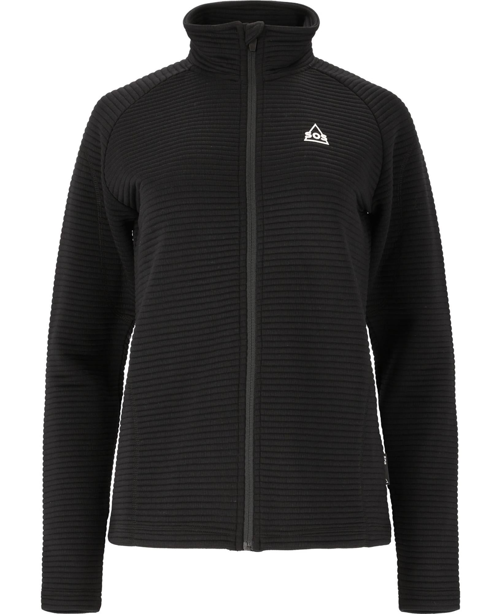 Muju W Full Zip Midlayer Black