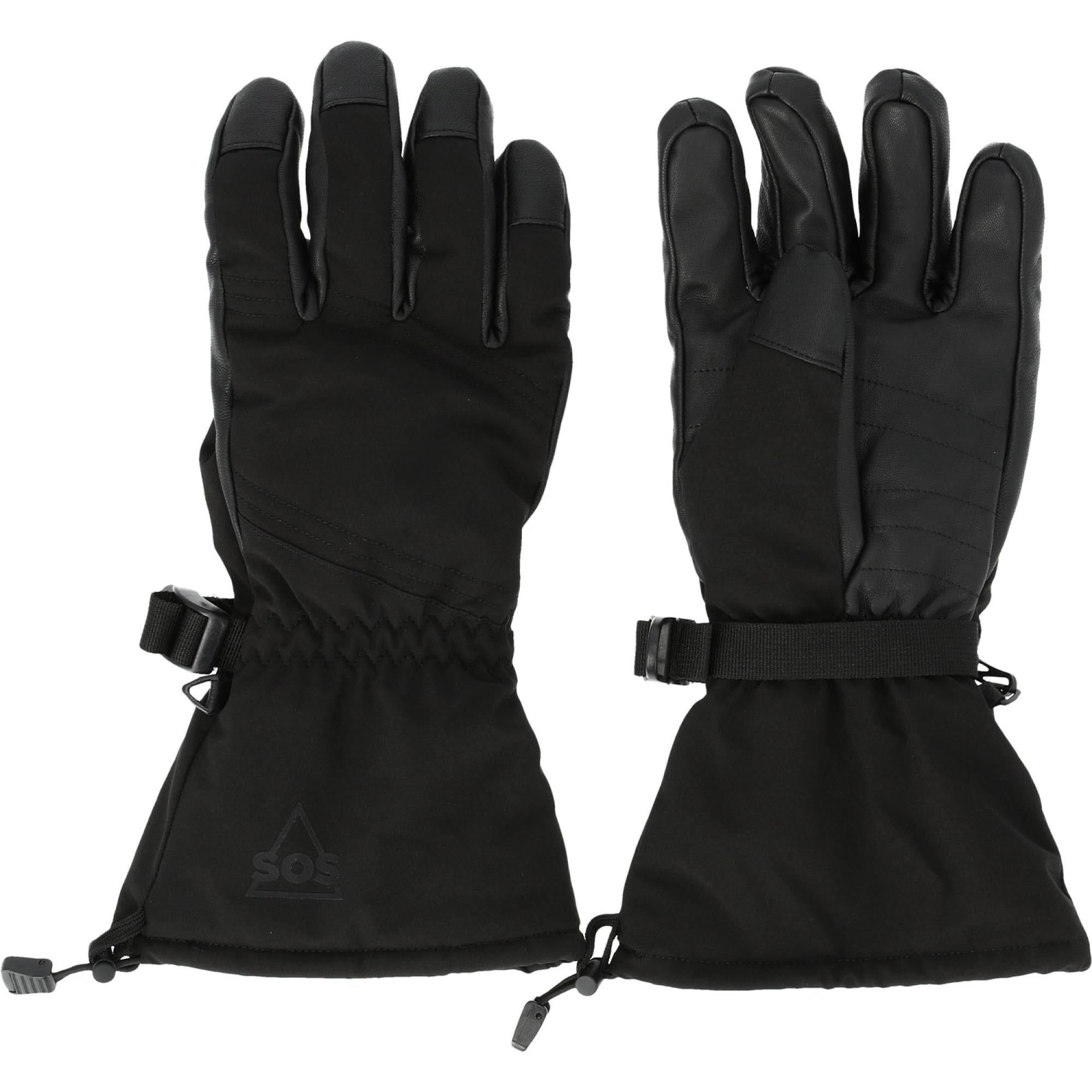 Ohau Long Gloves Black