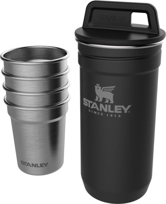 Adventure Shot Glass Set Matte Black