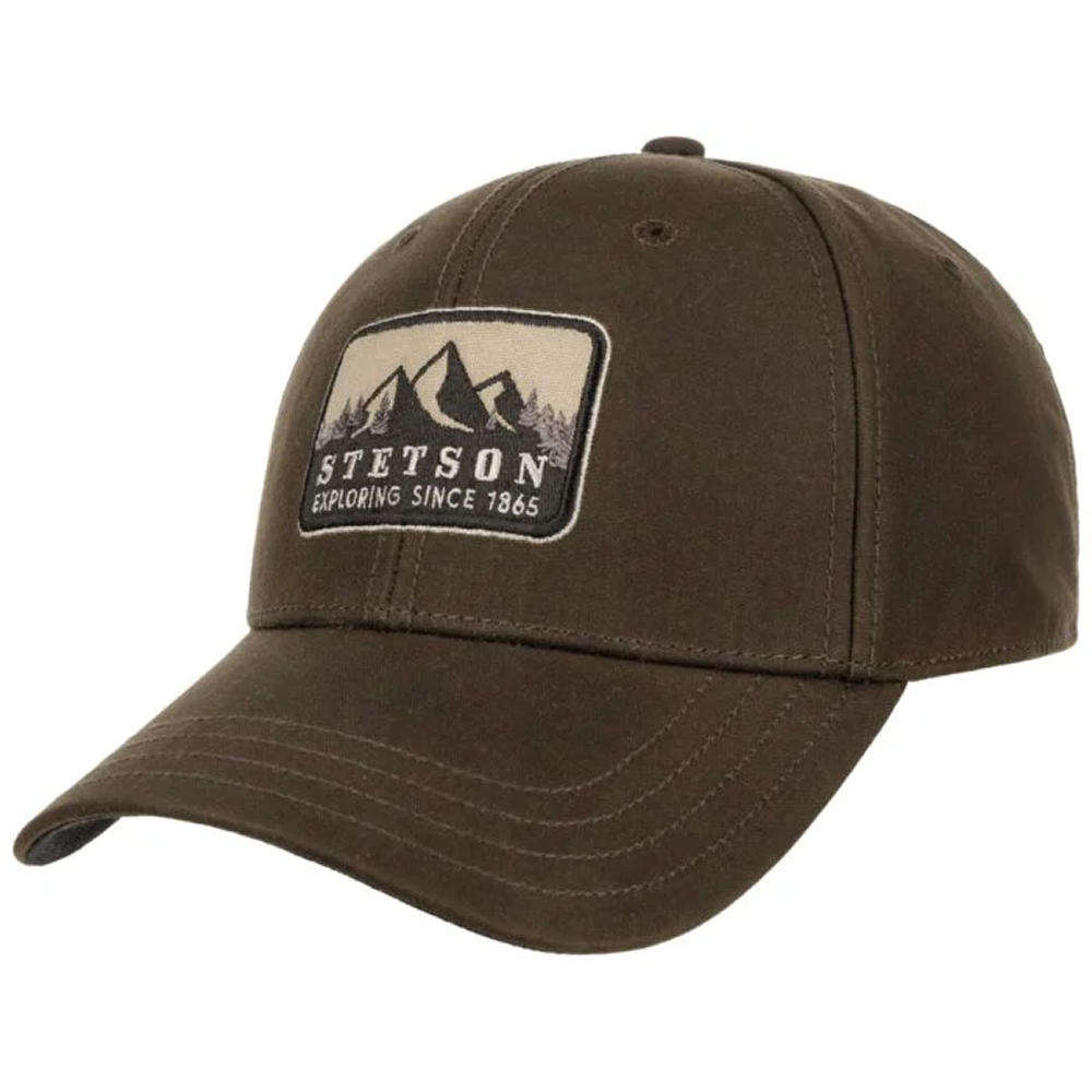 Baseball Cap Waxed Cotton Dark Chocolate