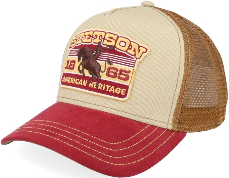 Trucker Cap Rodeo Wine/Beige