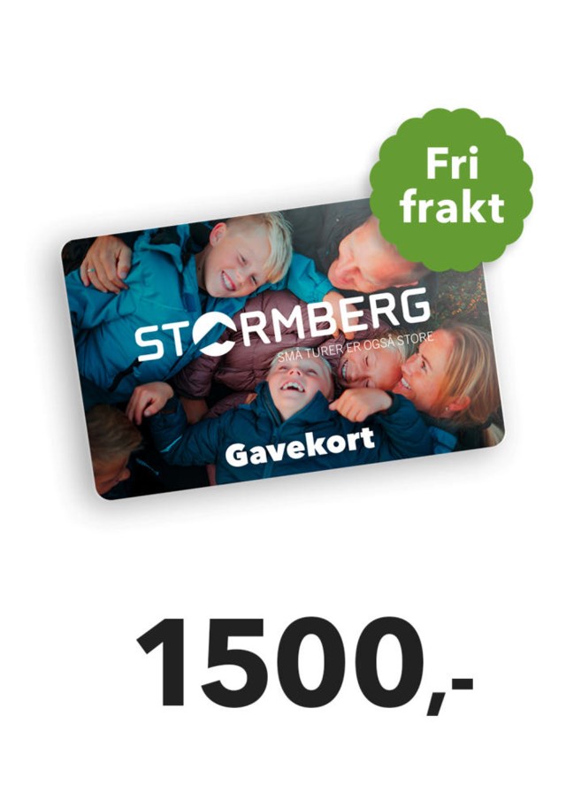 Gavekort 1500 kr