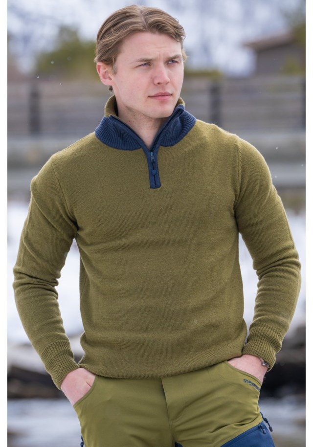 Marka Half Zip strikkegenser