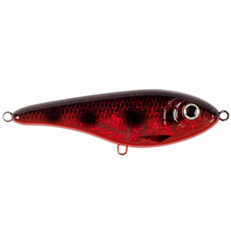 Strike Pro Buster Jerk II Susp 12cm 37g - Bloody Spotted