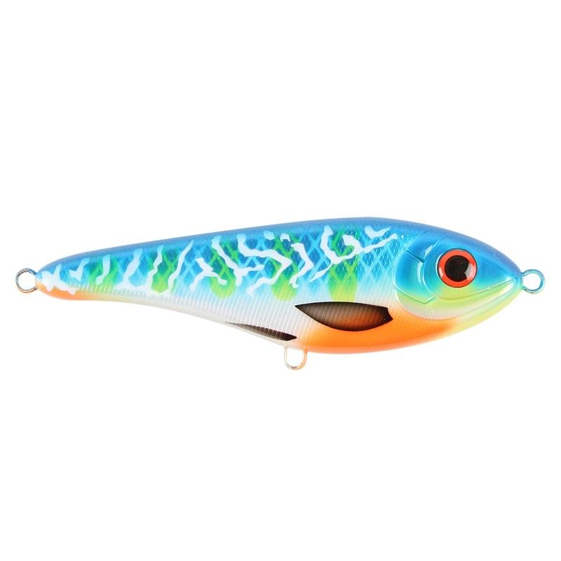 Strike Pro Buster Jerk II Susp 12cm 37g - Blue Fire