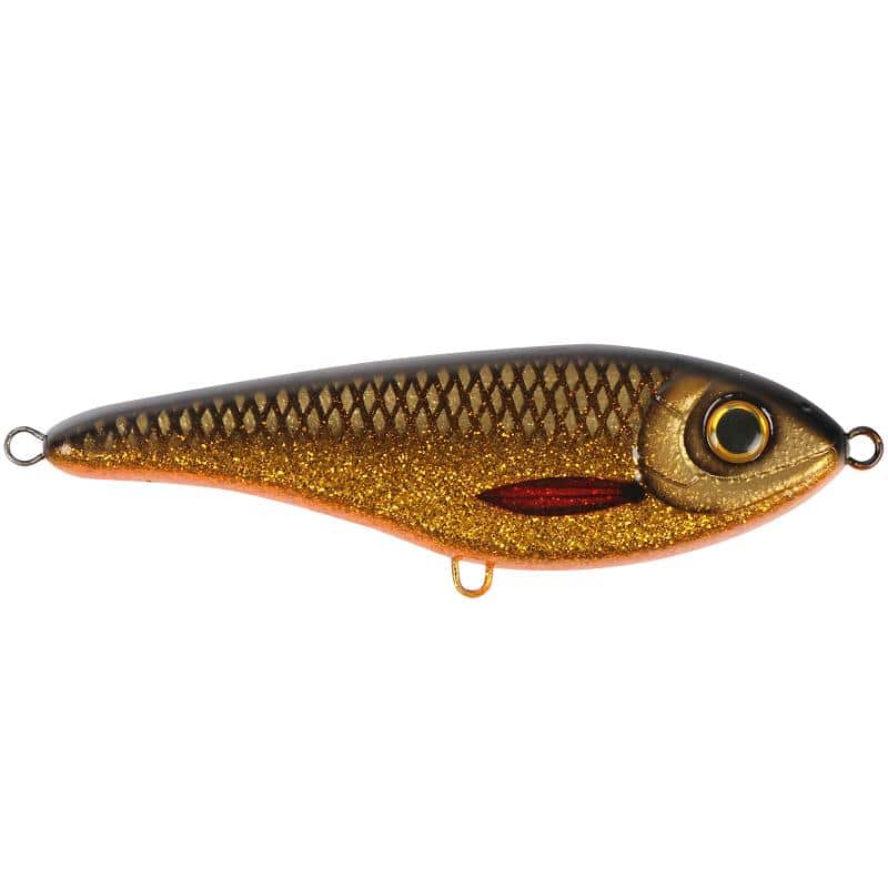 Strike Pro Buster Jerk II Susp 12cm 37g - Golden Roach