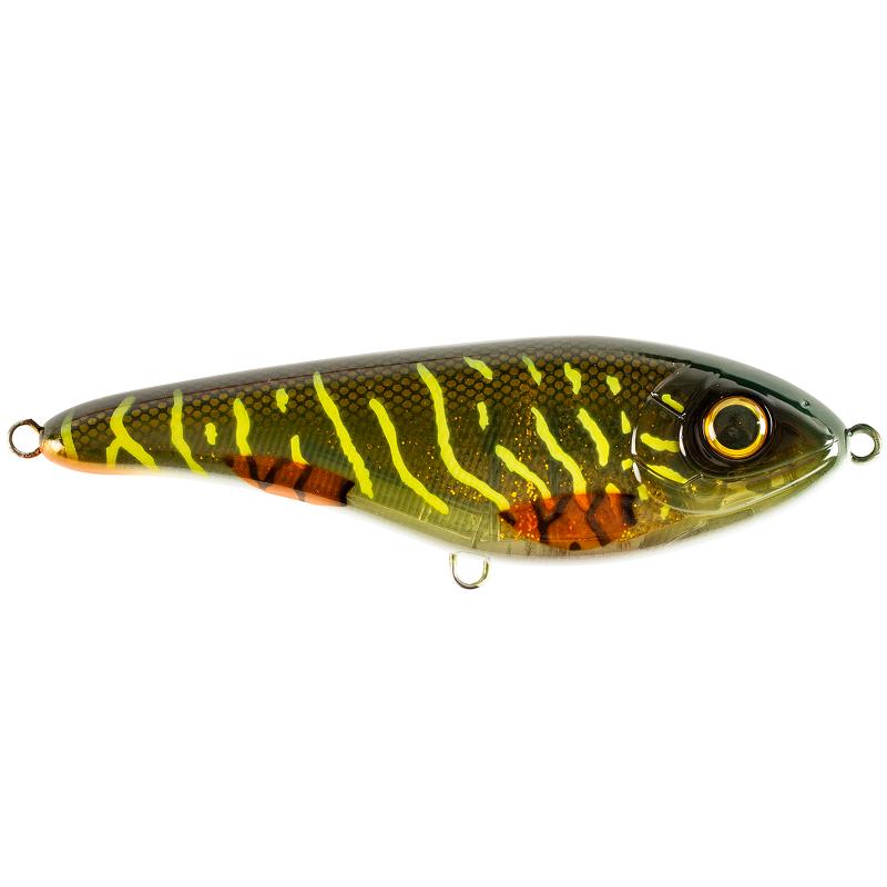 Strike Pro Buster Jerk II Susp 12cm 37g - Green Motoroil Pike