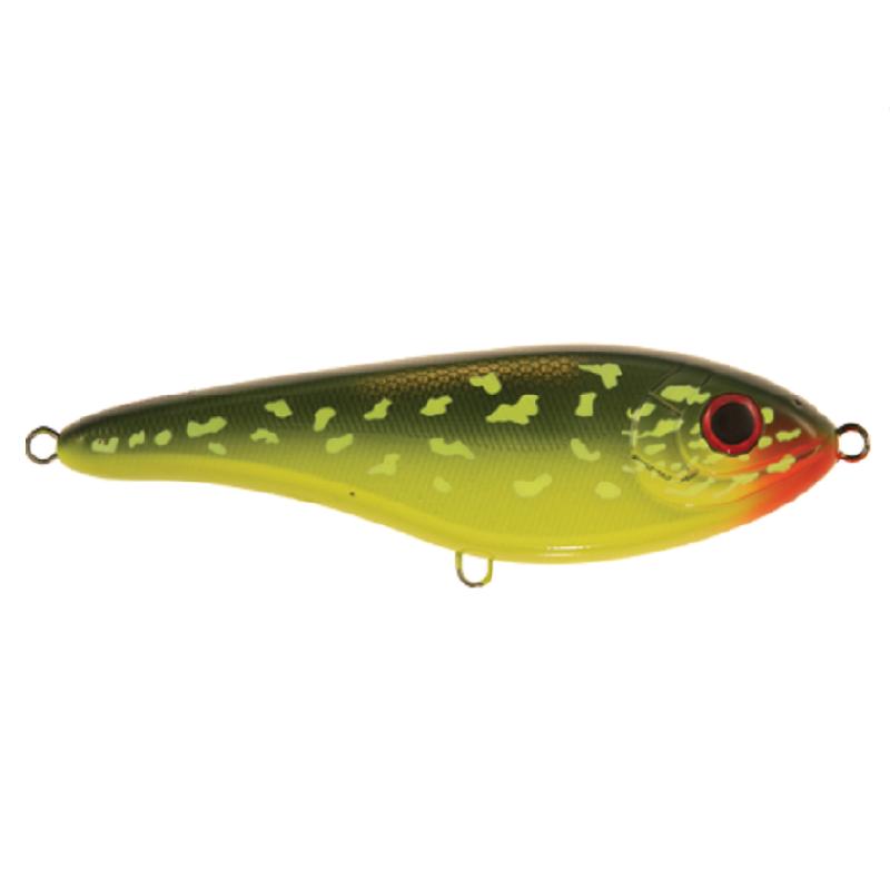 Strike Pro Buster Jerk II Susp 12cm 37g - Hot Pike