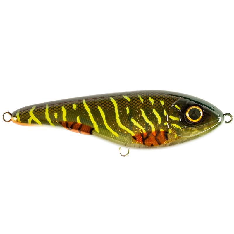 Strike Pro Buster Jerk Sinking 15cm 75g - Green Motoroil Pike UV