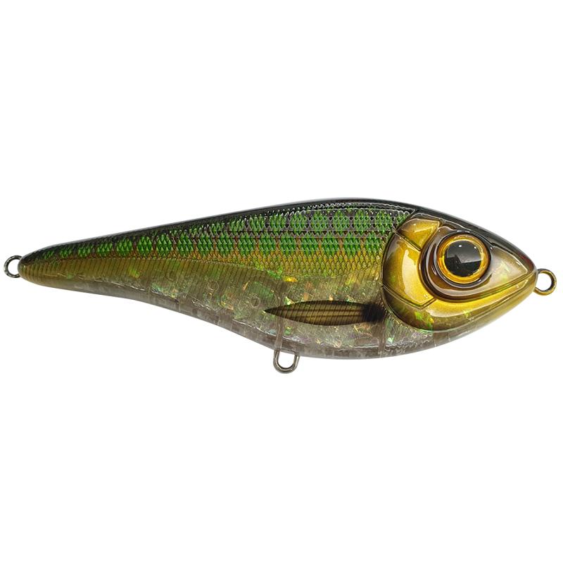 Strike Pro Buster Swim Bait Slow Sink 13cm 65g - Emerald Herring