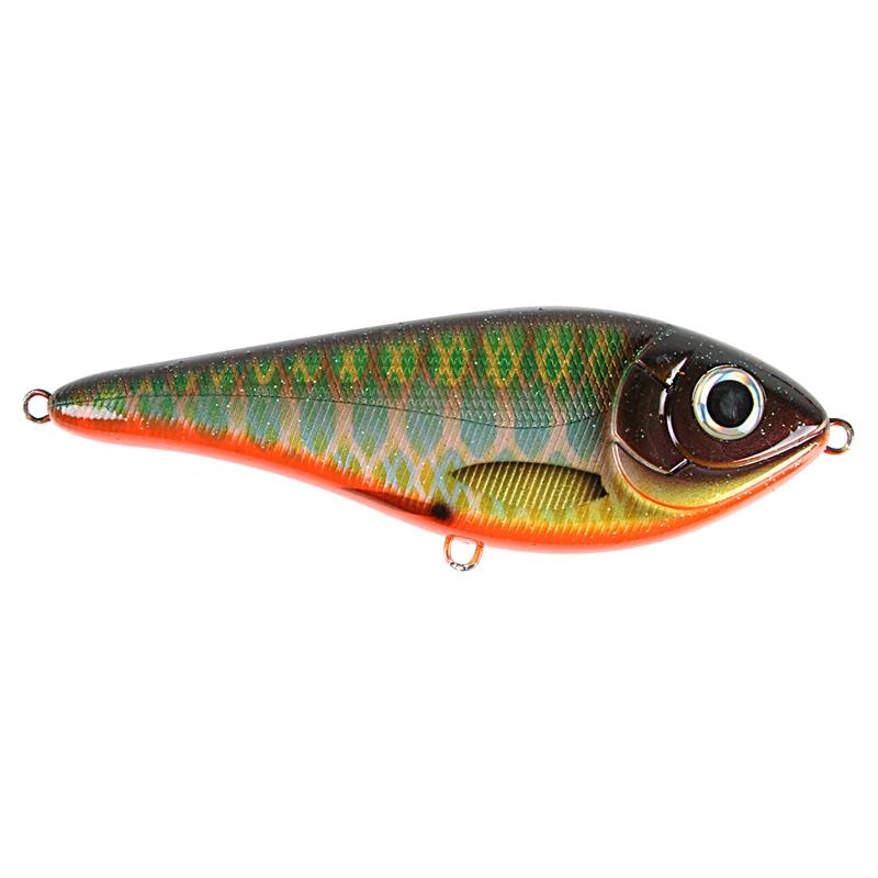 Strike Pro Buster Swim Bait Slow Sink 13cm 65g - Green
