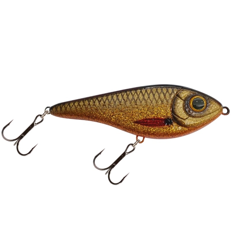Strike Pro Buster Swim JR Slow Sink 10,5cm 40g - Golden Roach