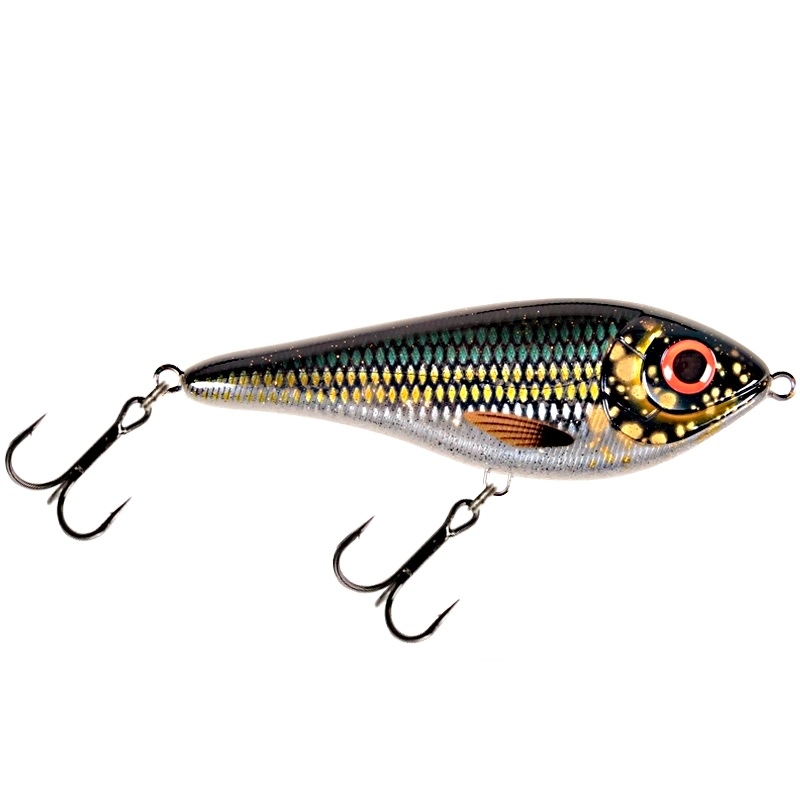 Strike Pro Buster Swim Slow Sink 13cm 65g - Gold Miner