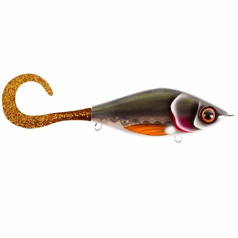 Strike Pro Guppie 13,5cm 120g - Kemijokki / Motoroil Glitter