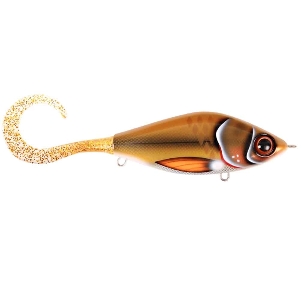 Strike Pro Guppie Jr 11cm 70g - Bemidji Blonde - Gold Glitter