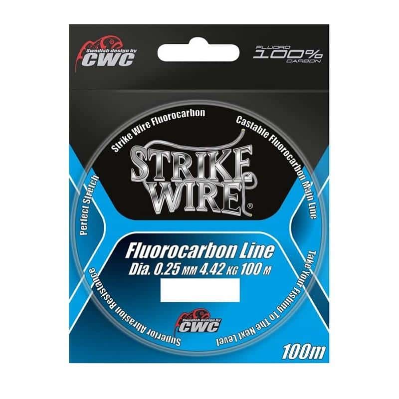 Strike Wire Fluorocarbon 0,18mm/2,26kg - 100m Invisible