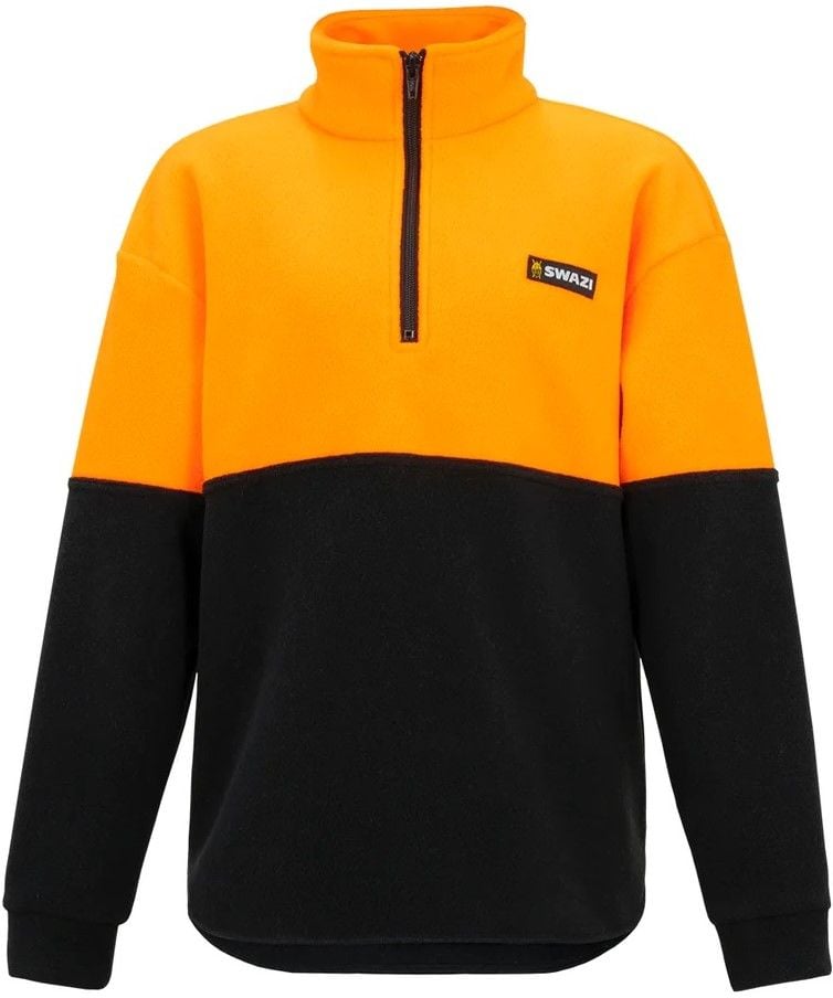 Kids Hi-Vis Bush Shirt Blaze/Black