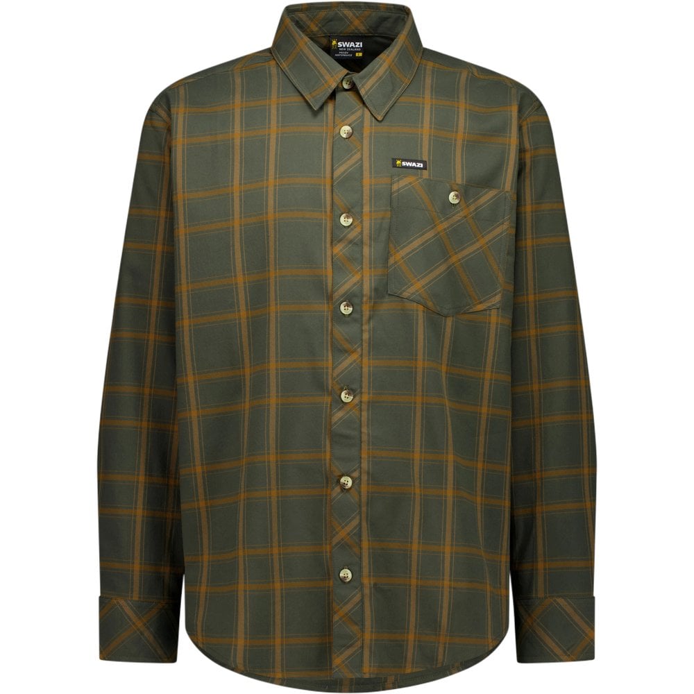 M's Fairlie Shirt Olive / Orange