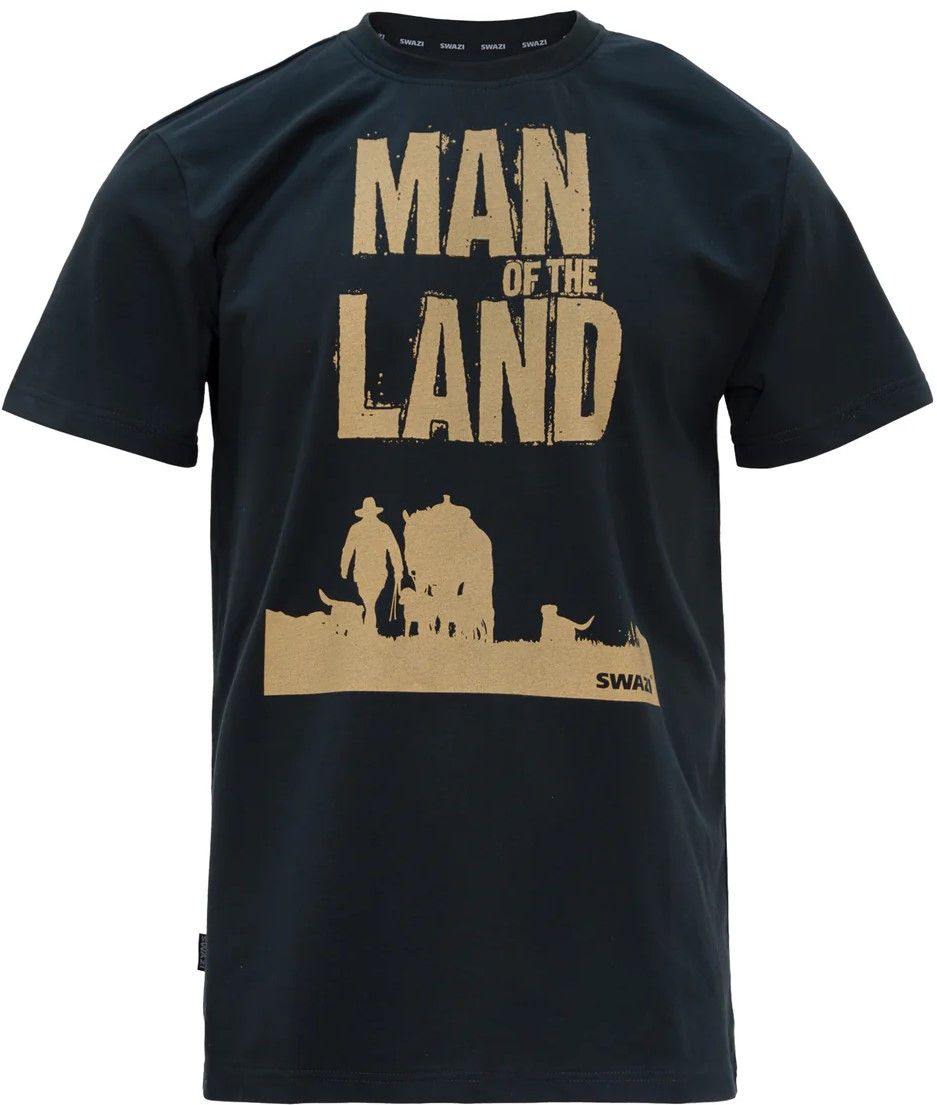 Man Of The Land Tee Black