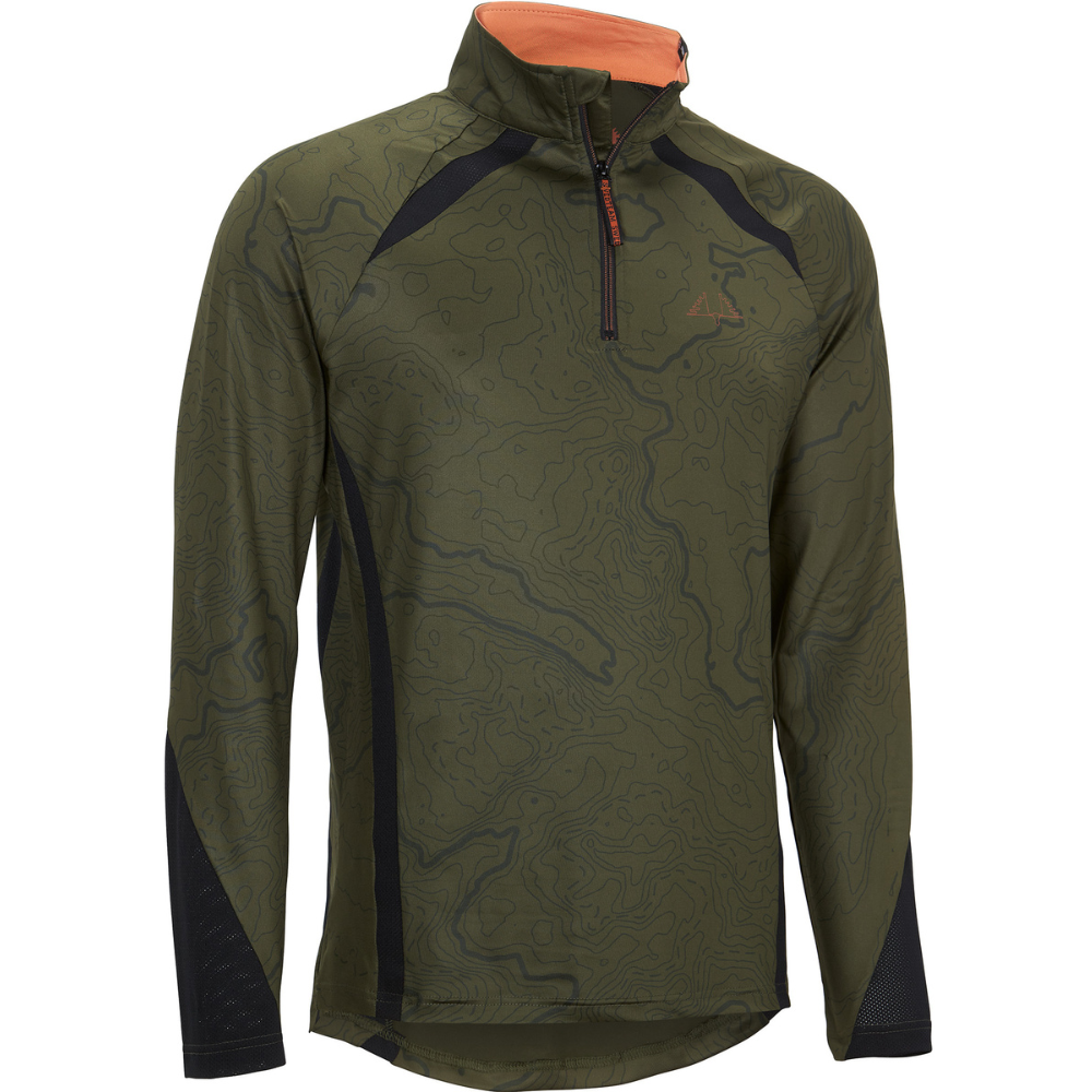 M's Alpha Antibite Sweater RE-ECO Printed Green