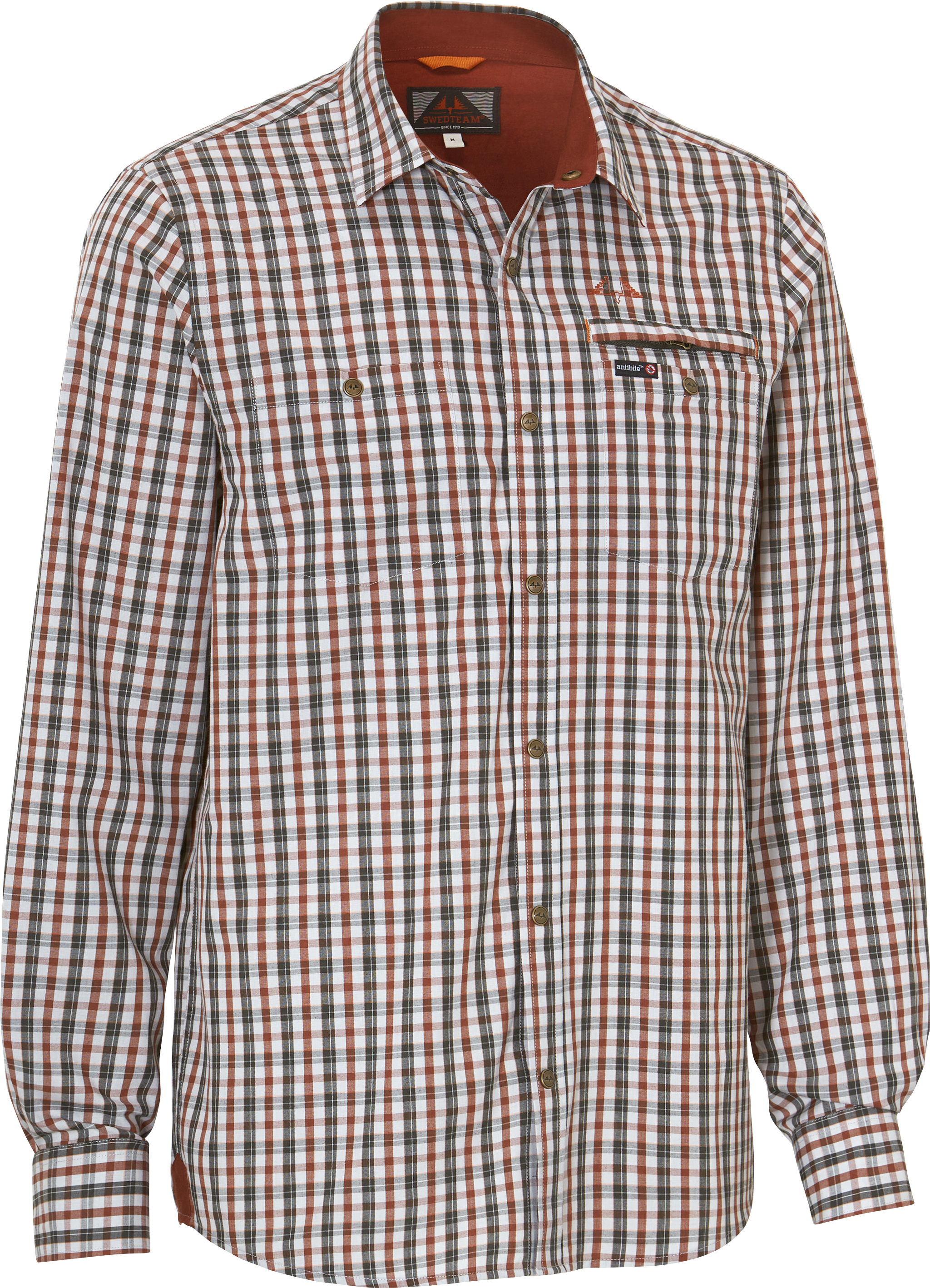 M's Lynx Antibite Shirt Dark Orange