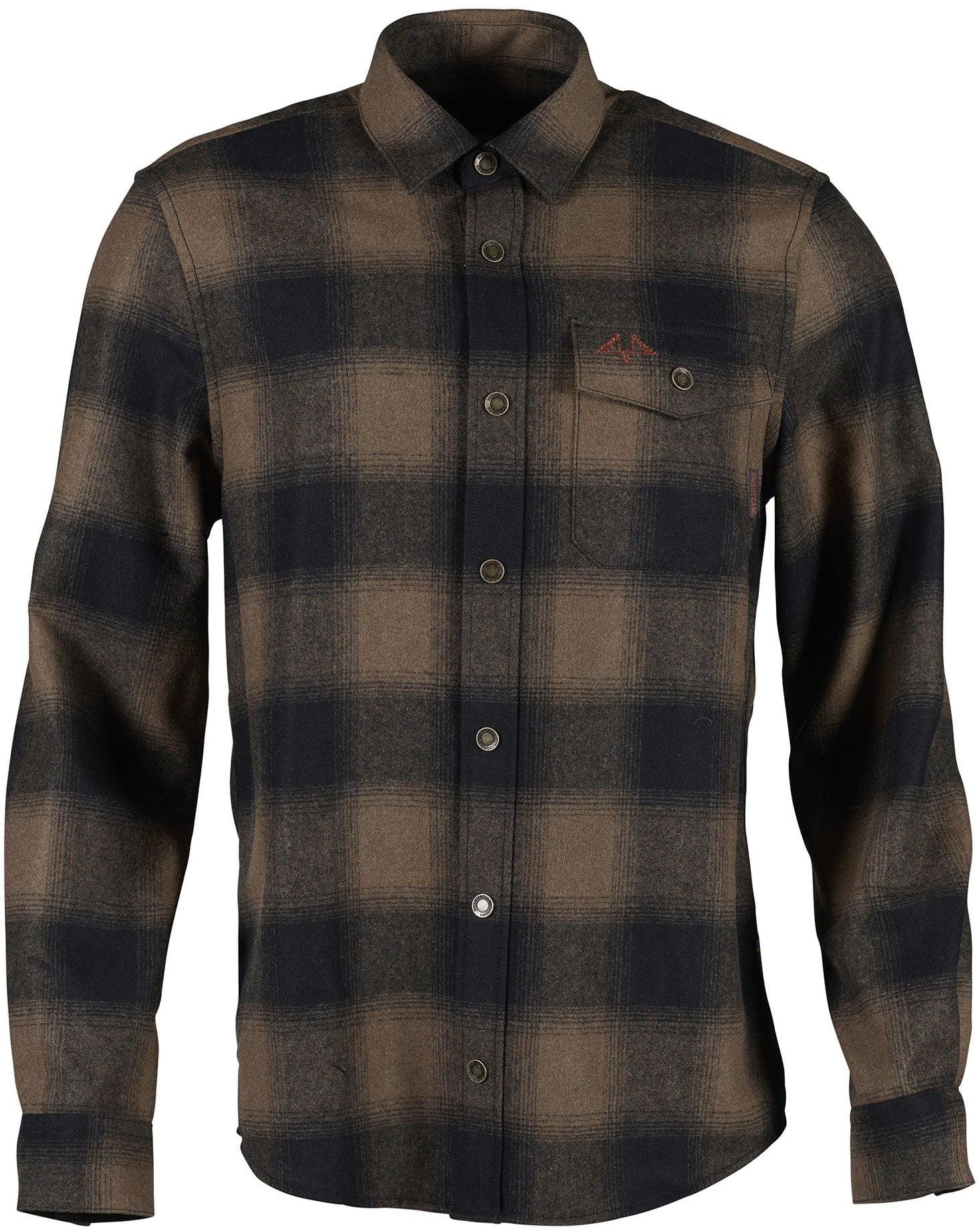 M's Lynx Wool Shirt Dark Sand