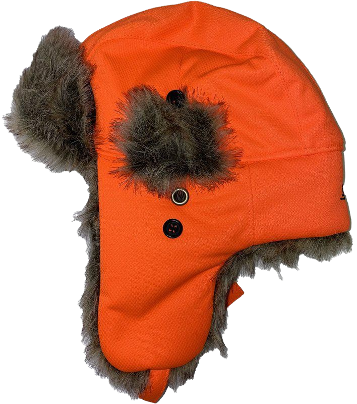 Ridge Junior Pilot Hat Orange Neon