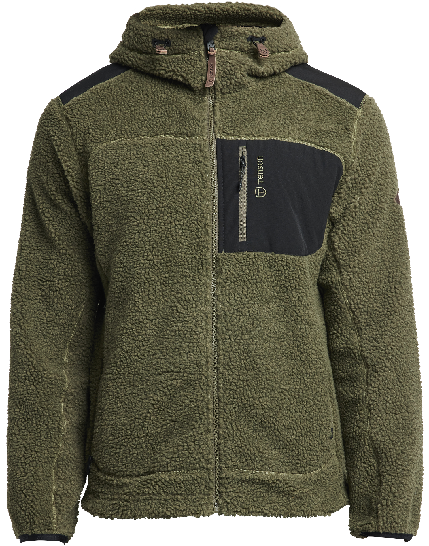 M's Himalaya Teddy Fleece Hood Grape leaf