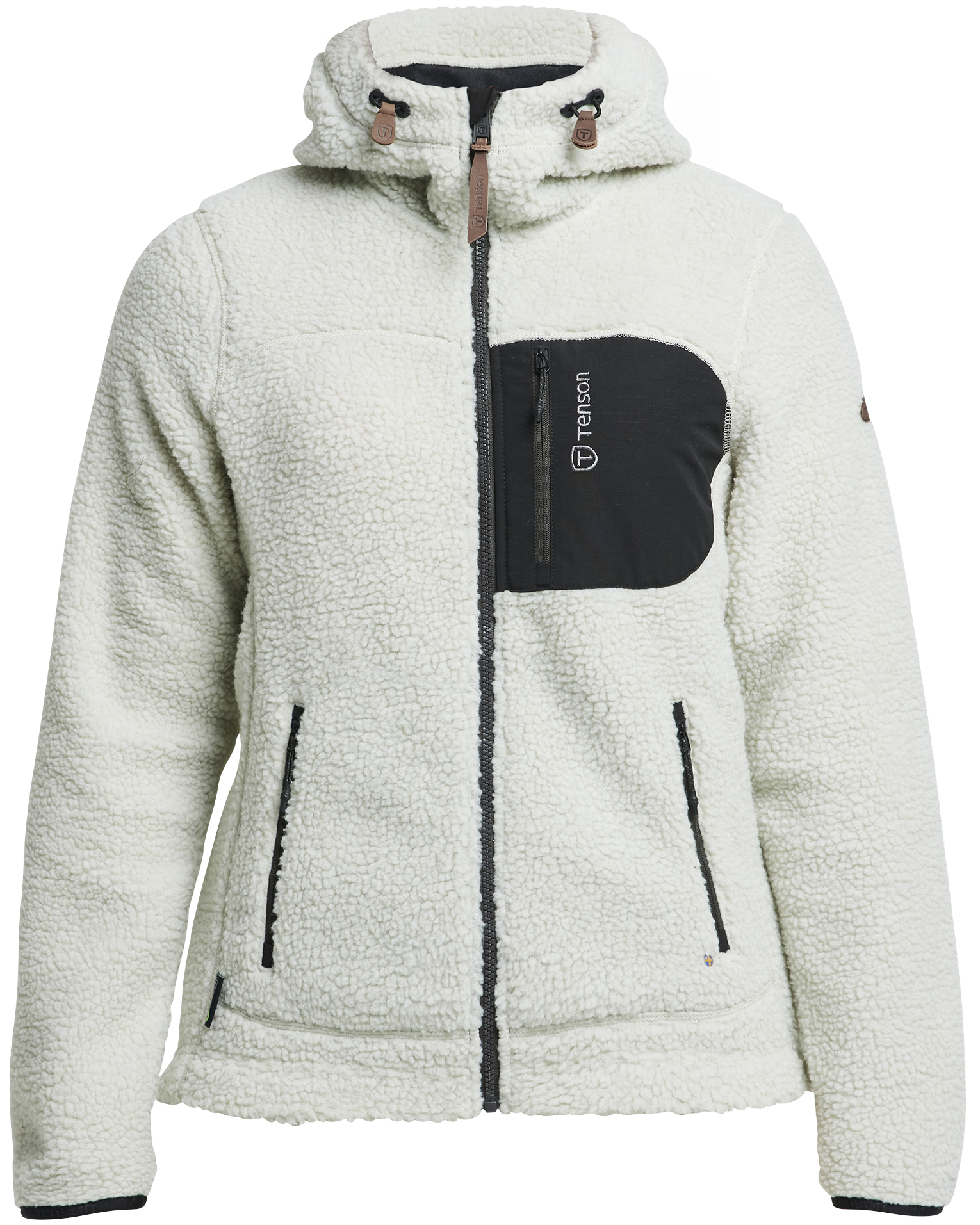 W's Himalaya Teddy Fleece Hood Oyster Mushroom