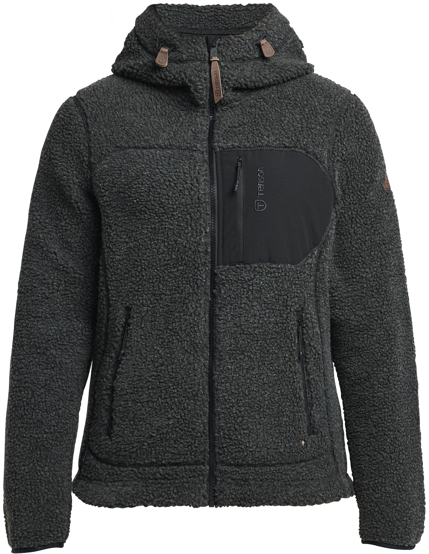 W's Himalaya Teddy Fleece Hood Pirate Black