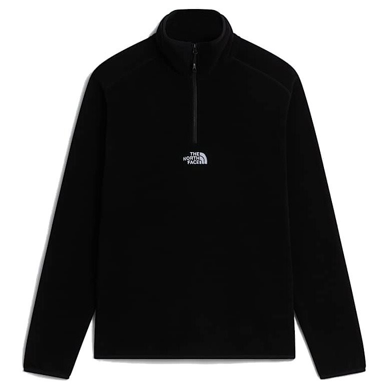 M Glacier 1/4 Zip - Embroidered Logo Tnf Black