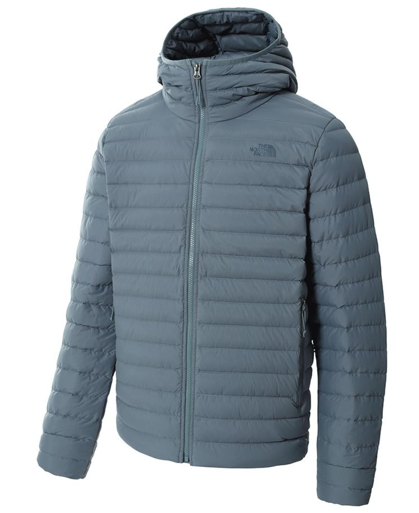 M Stretch Down Hoodie Goblin Blue