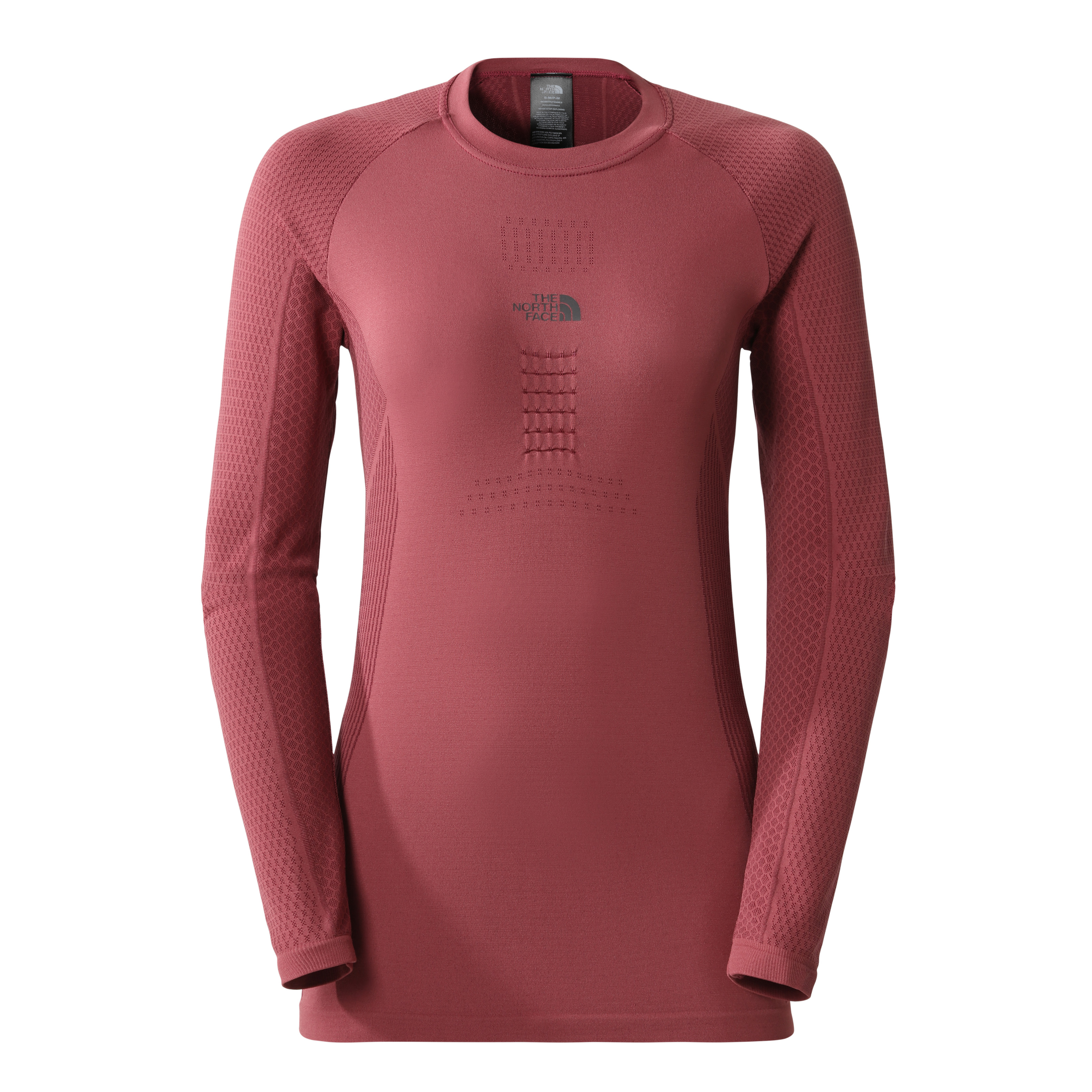 W Active L/S Crew Neck Red