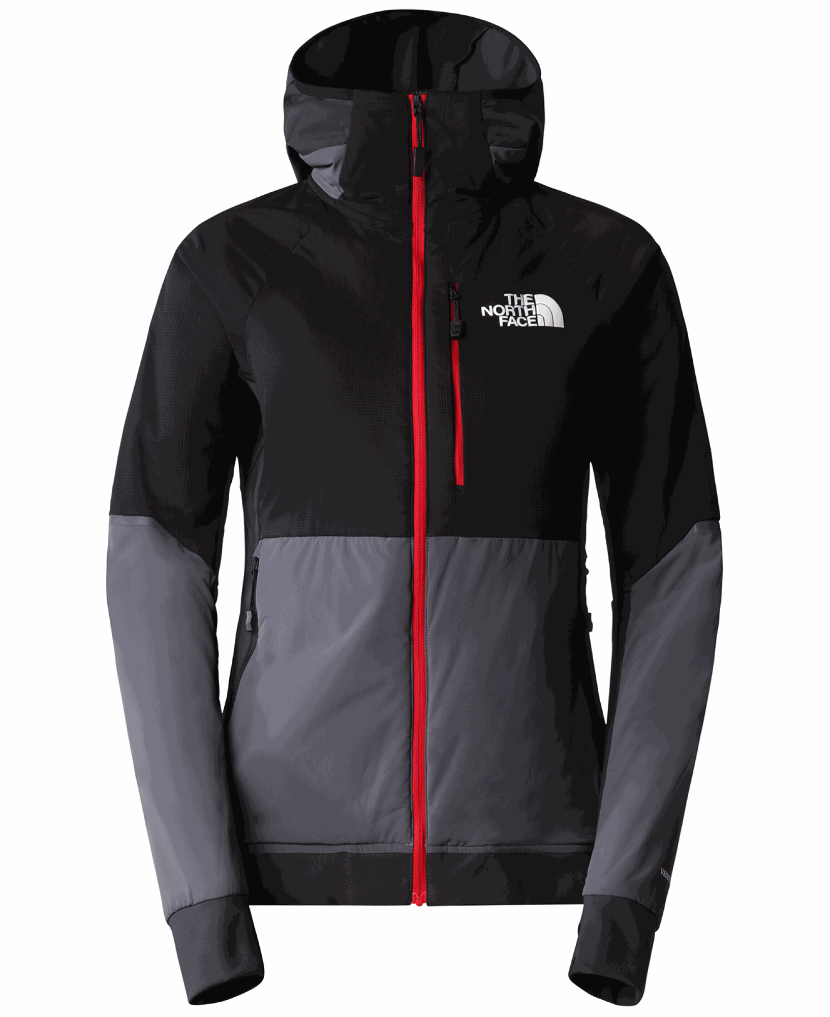 W Dawn Turn Hybrid Ventrix Hoodie Grey