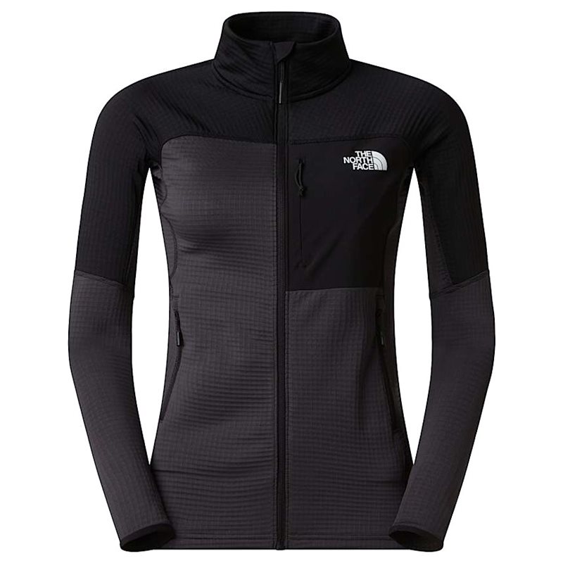 W Polartec Powergrid Stormgap Jacket Asphalt Grey/Tnf Black