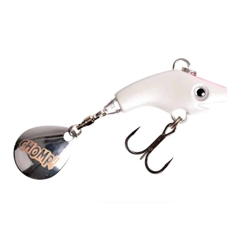 The Pig Jig Spin 15g - White Lotus - Silver